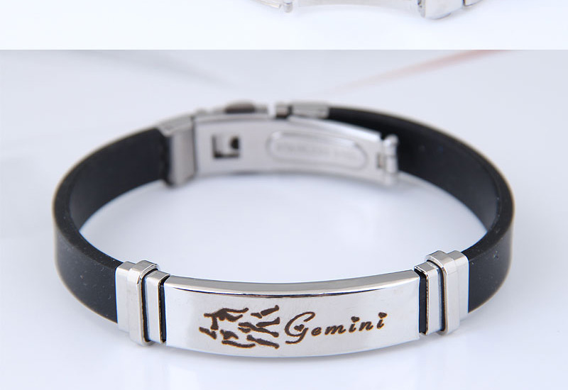 Fashion Black Sagittarius Shape Pattern Decorated Bracelet,Fashion Bracelets