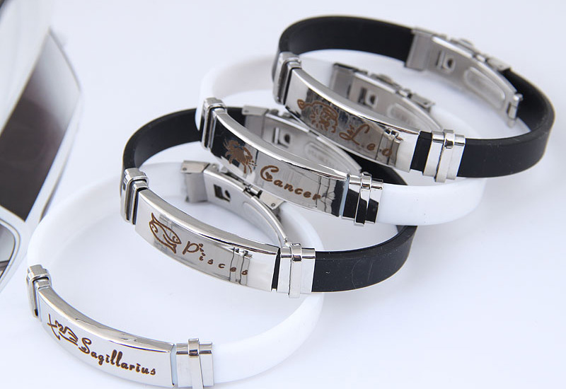 Fashion Black Taurus Shape Pattern Decorated Bracelet,Fashion Bracelets