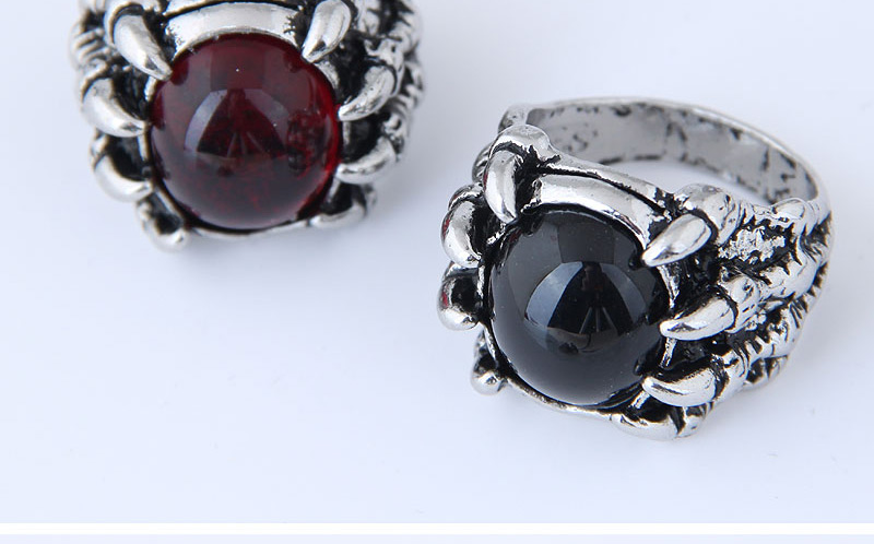 Vintage Black Claw Shape Decorated Ring,Fashion Rings