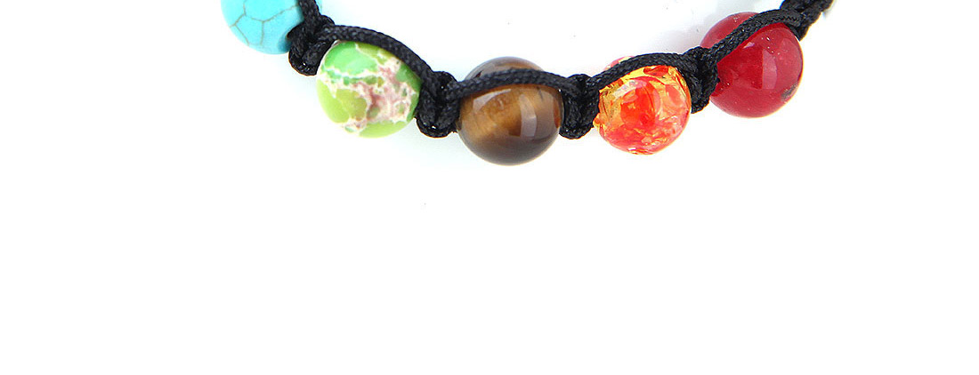 Elegant Multi-color Beads Decorated Color Matching Bracelet,Fashion Bracelets
