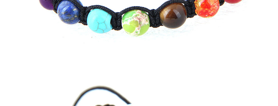Elegant Multi-color Beads Decorated Color Matching Bracelet,Fashion Bracelets