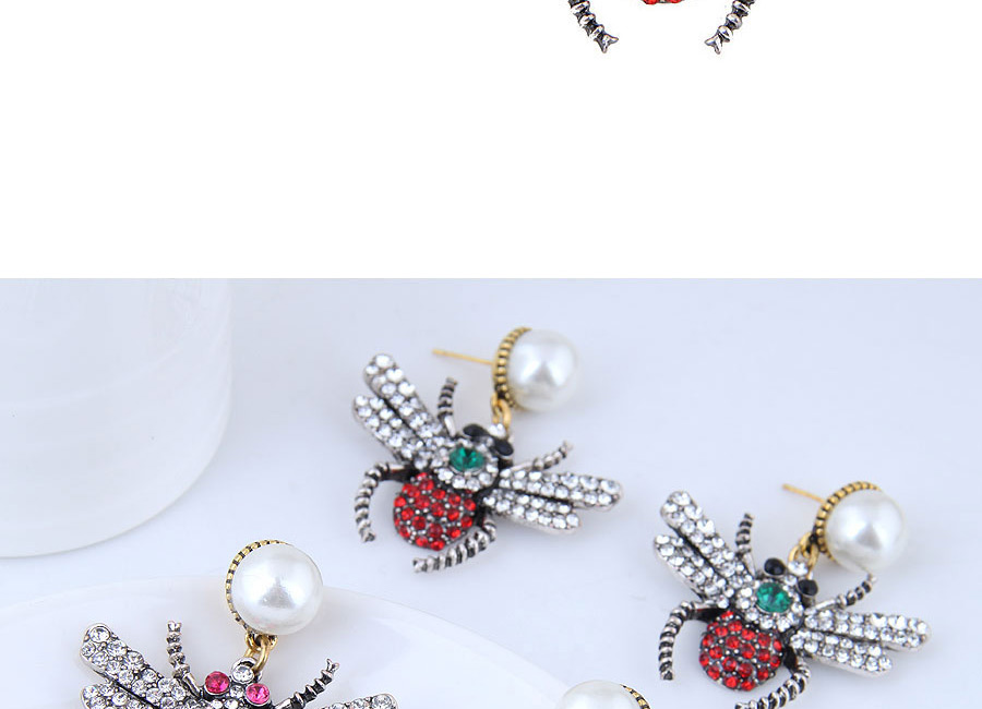 Elegant Red Spider Shape Design Simple Earrings,Drop Earrings