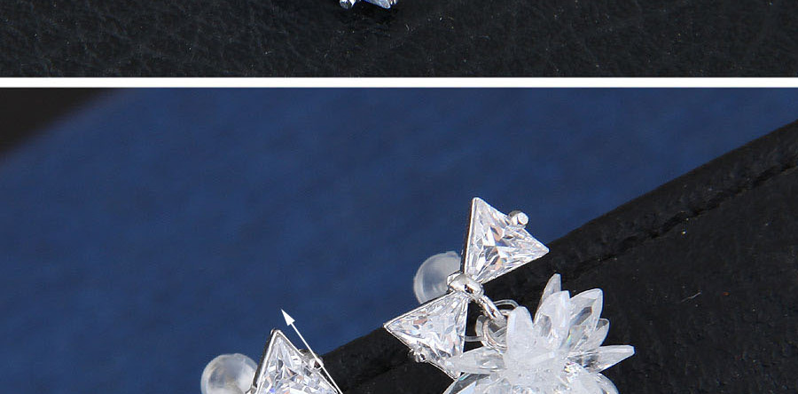 Sweet Silver Color Bowknot Decorated Pure Color Earrings,Stud Earrings