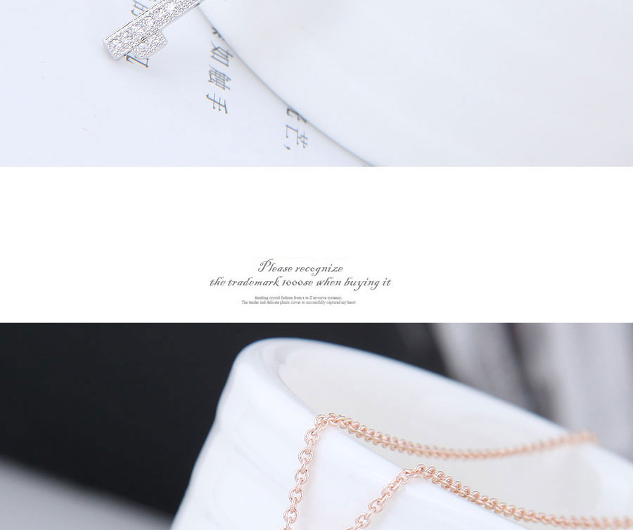 Elegant Silver Color Ket Pendant Decorated Necklace,Pendants