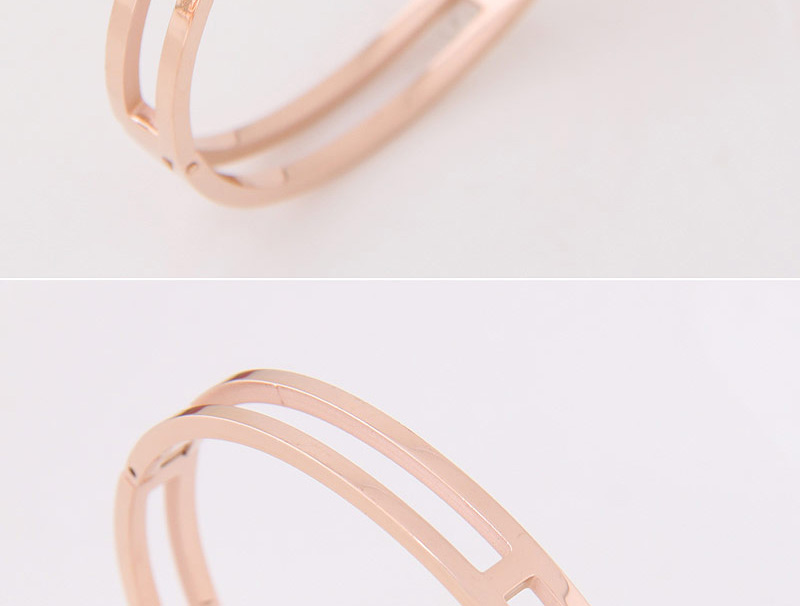 Fashion Rose Gold Double Layer Design Bracelet,Bracelets