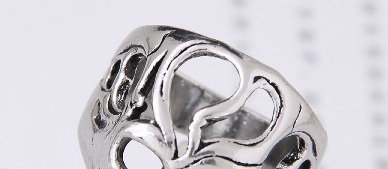 Vintage Silver Color Hollow Out Design Ring,Fashion Rings
