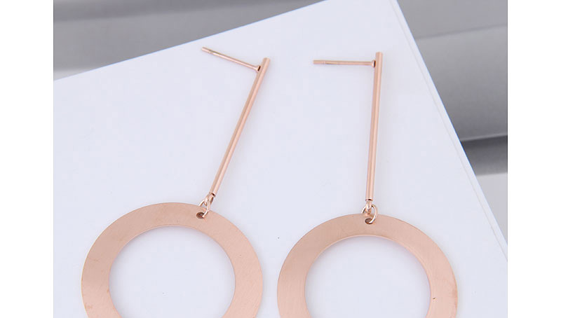 Fashion Silver Color Hollow Out Design Round Earrings,Earrings