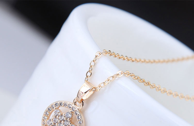 Elegant Gold Color Meteor Pendant Decorated Necklace,Necklaces