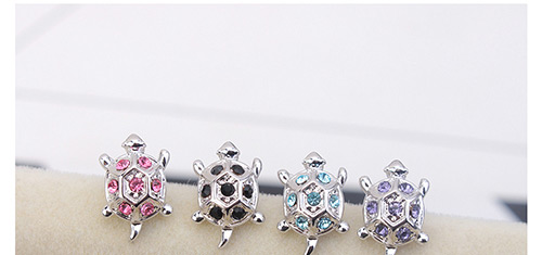 Fashion Black Tortoise Shape Decorated Earrings,Crystal Earrings
