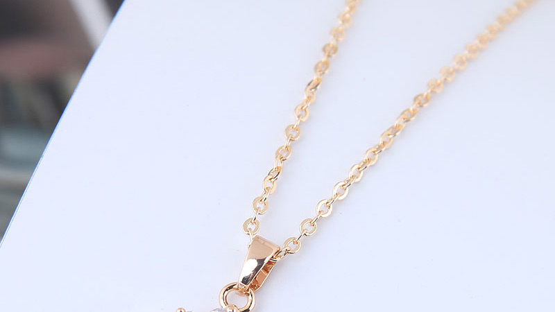 Fashion Gold Color Flower Pattern Decorated Necklace,Necklaces