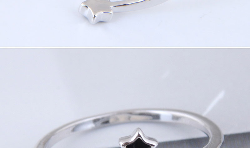 Fashion Silver Color Aircraft Shape Decorated Opening Ring,Rings