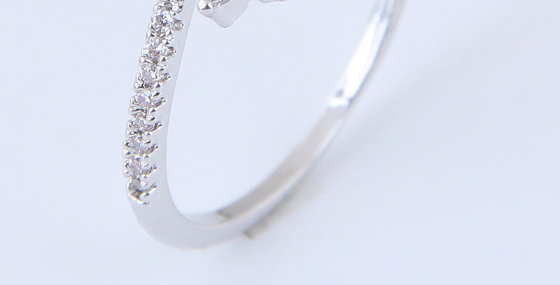 Fashion Silver Color Cross Shape Decorated Pure Color Ring,Rings