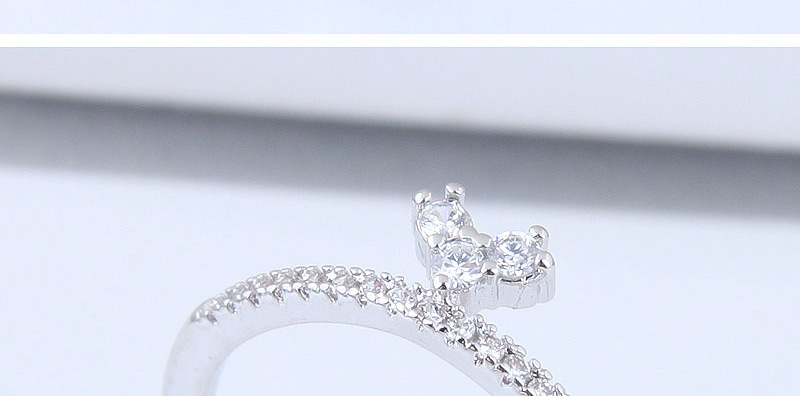 Fashion Silver Color Heart Shape Decorated Pure Color Ring,Rings