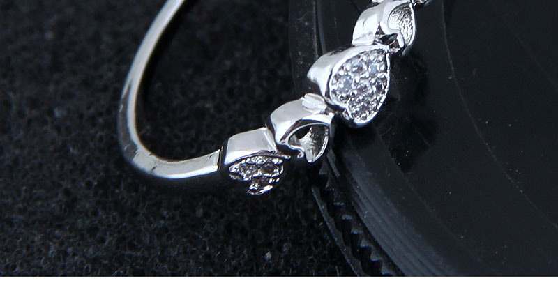 Fashion Silver Color Heart Shape Design Ring,Fashion Rings