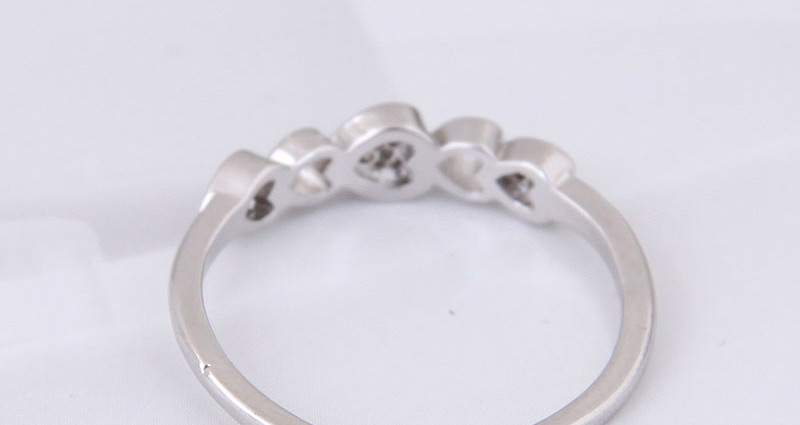 Fashion Silver Color Heart Shape Design Ring,Fashion Rings