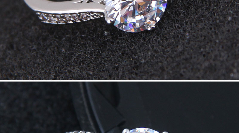 Fashion Silver Color Round Shape Decorated Ring,Fashion Rings