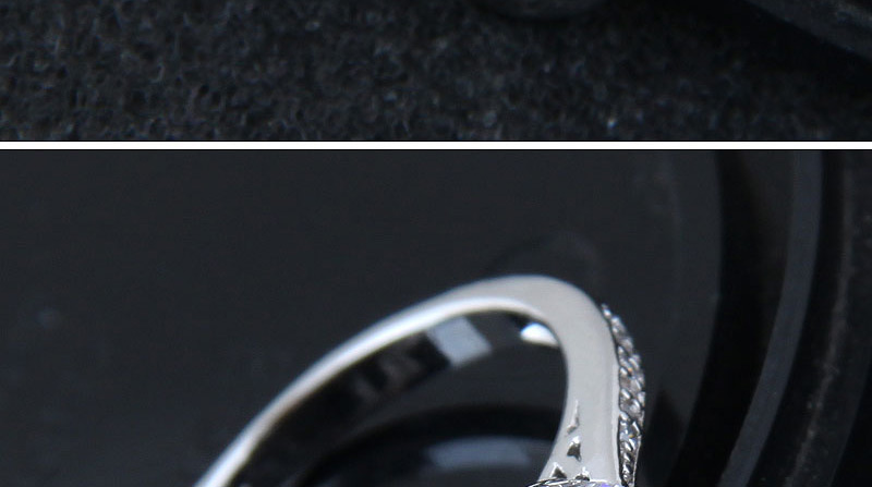 Fashion Silver Color Round Shape Decorated Ring,Fashion Rings