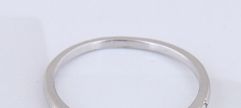 Fashion Silver Color Round Shape Decorated Simple Ring,Fashion Rings