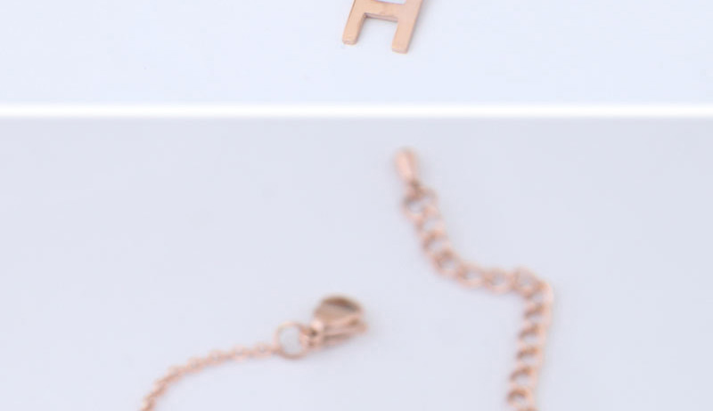 Fashion Gold Color H Letter Shape Decorated Bracelet,Bracelets