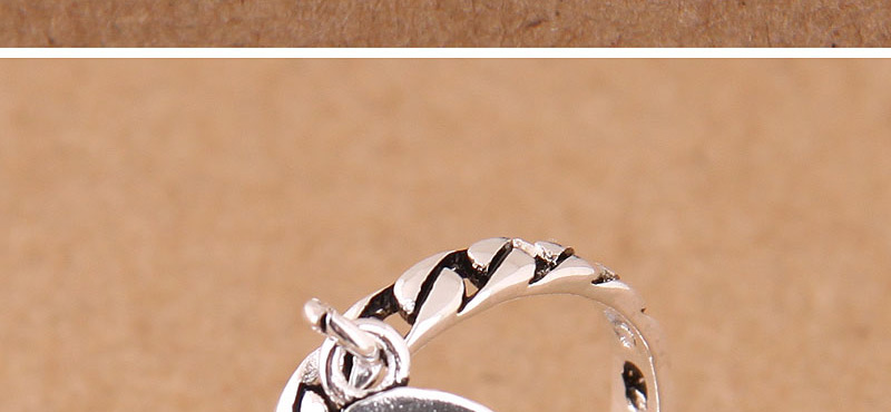 Fashion Silver Color Face Shape Decorated Opening Ring,Fashion Rings