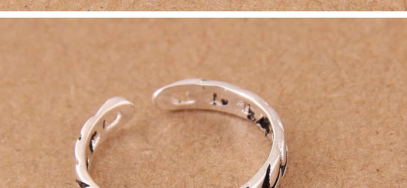 Fashion Silver Color Face Shape Decorated Opening Ring,Fashion Rings