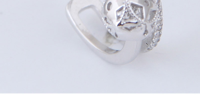Fashion Silver Color Hollow Out Design Opening Ring,Fashion Rings