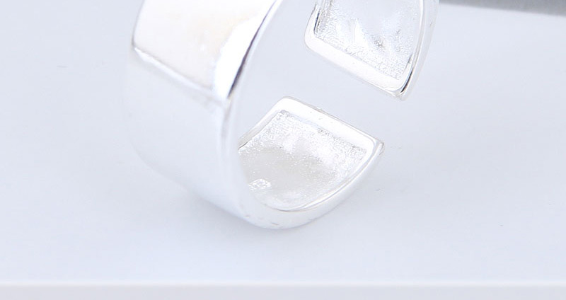 Fashion Silver Color Pure Color Decorated Opening Ring,Fashion Rings