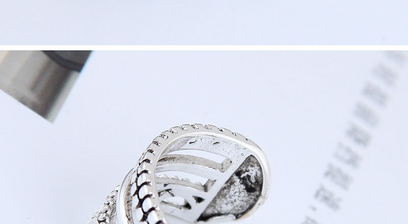 Vintage Silver Color Triangle Shape Decorated Ring,Fashion Rings