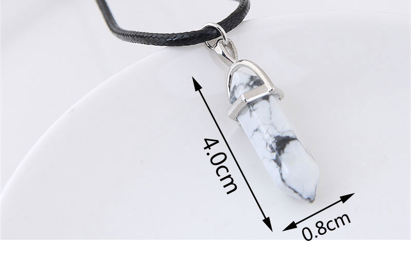 Simple Navy Bullet Shape Decorated Necklace,Pendants
