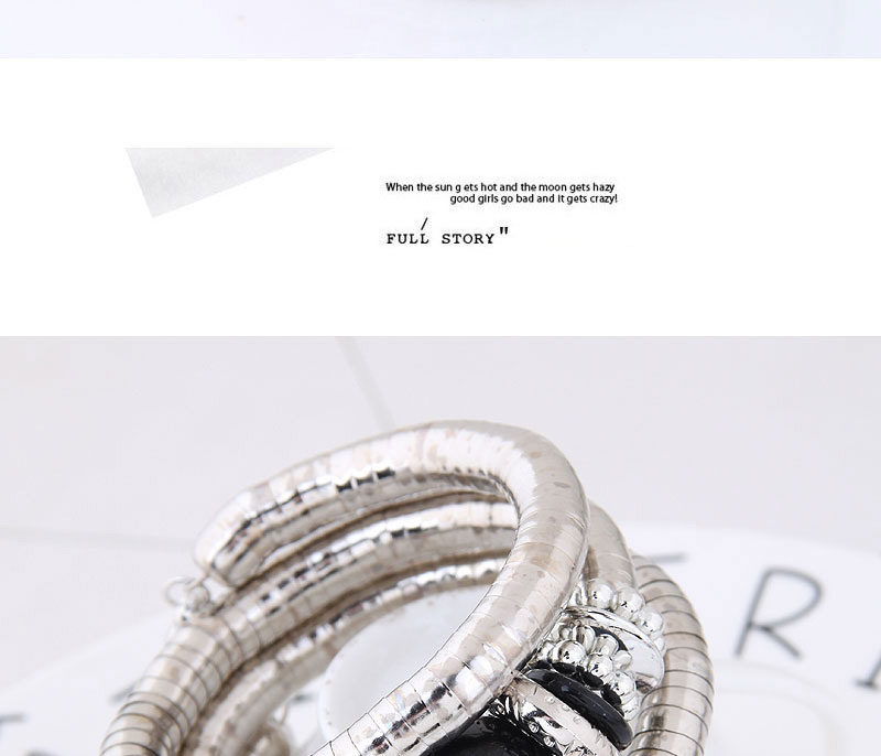Fashion White Round Shape Decorated Bracelet,Fashion Bangles