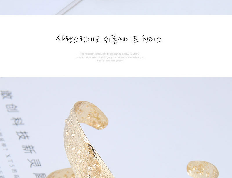 Fashion Gold Color Starfish Shape Decorated Opening Bracelet,Fashion Bangles