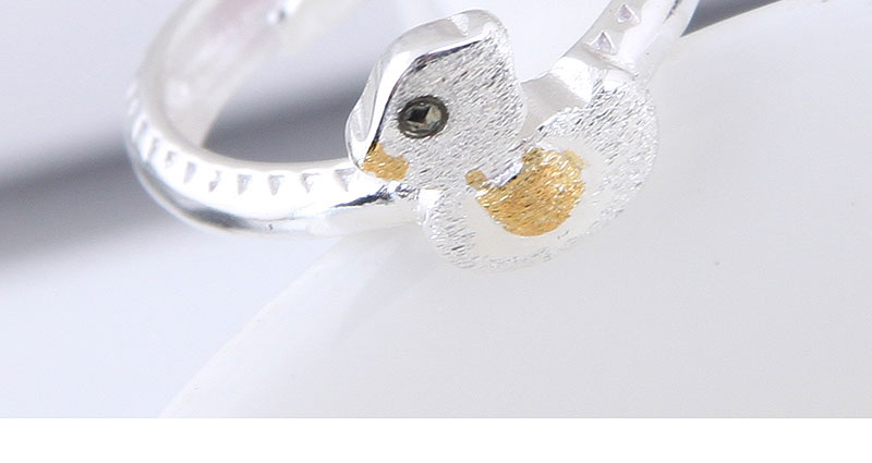 Fashion Silver Color Duck Shape Decorated Ring,Fashion Rings