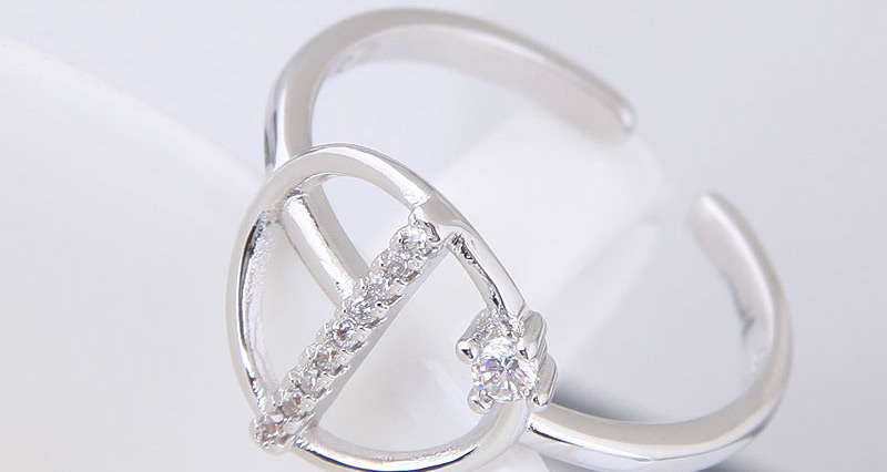 Fashion Silver Color Diamond Decorated Ring,Fashion Rings