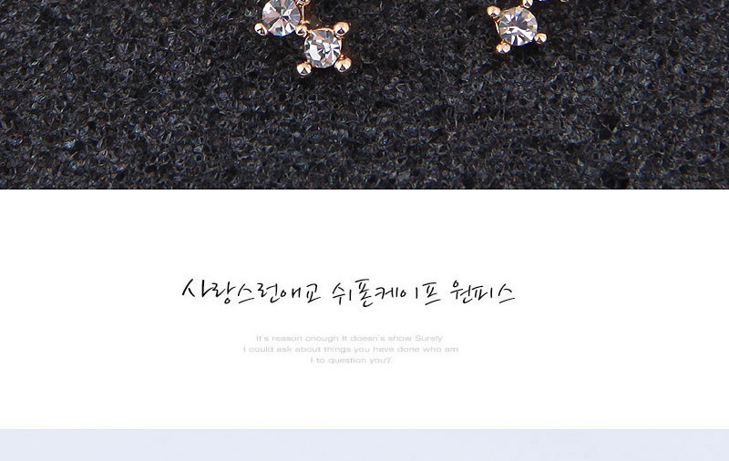 Elegant Gold Color Full Diamond&pearls Ecorated Tassel Earrings,Stud Earrings