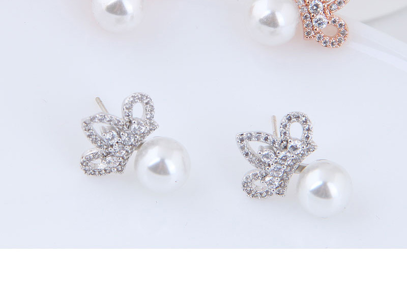 Fashion Silver Color Crown Shape Decorated Earrings,Stud Earrings