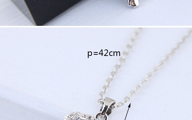 Fashion Silver Color Dog Shape Decorated Necklace,Necklaces