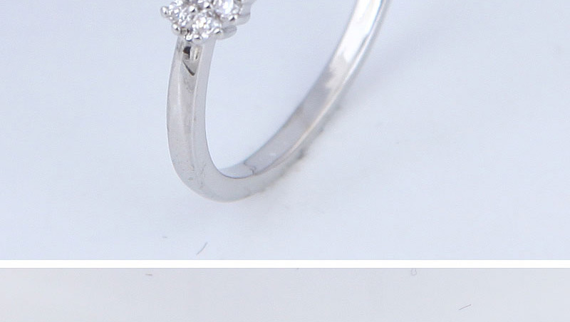 Simple Silver Color Flower Shape Decorated Ring,Fashion Rings