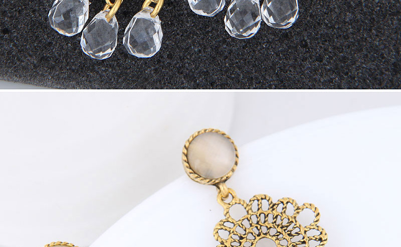 Fashion Gold Color Hollow Out Design Pure Color Earrings,Drop Earrings