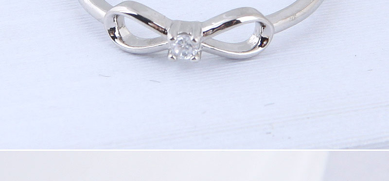 Elegant Silver Color Symbol 8 Shape Decorated Ring,Fashion Rings