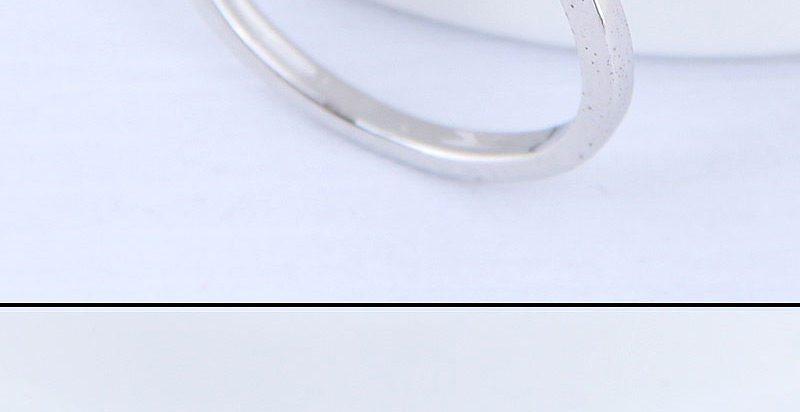 Elegant Silver Color Round Shape Decorated Ring,Fashion Rings