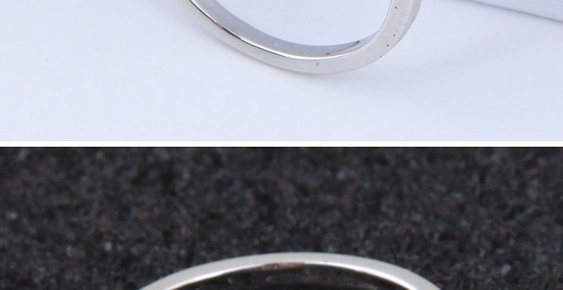 Elegant Silver Color Round Shape Decorated Ring,Fashion Rings