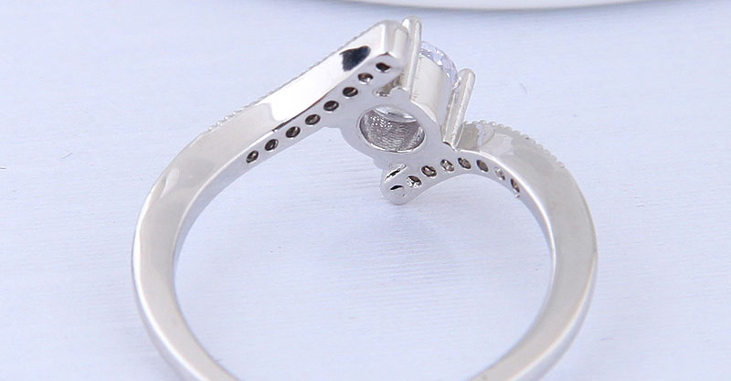 Elegant Silver Color Pure Color Decorated Ring,Fashion Rings