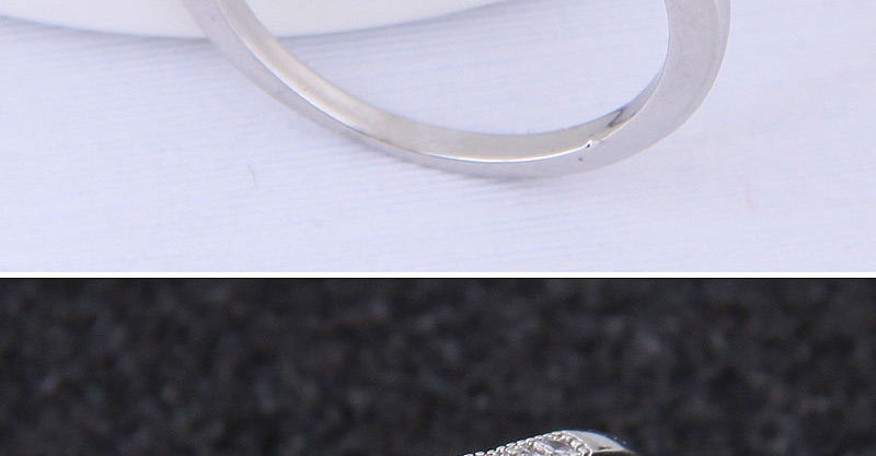 Elegant Silver Color Pure Color Decorated Ring,Fashion Rings