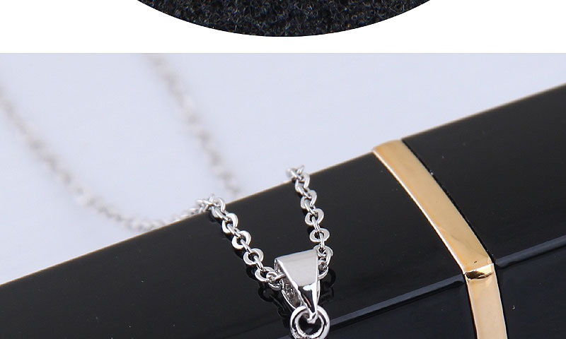 Elegant Silver Color Music Notes Shape Decorated Necklace,Necklaces