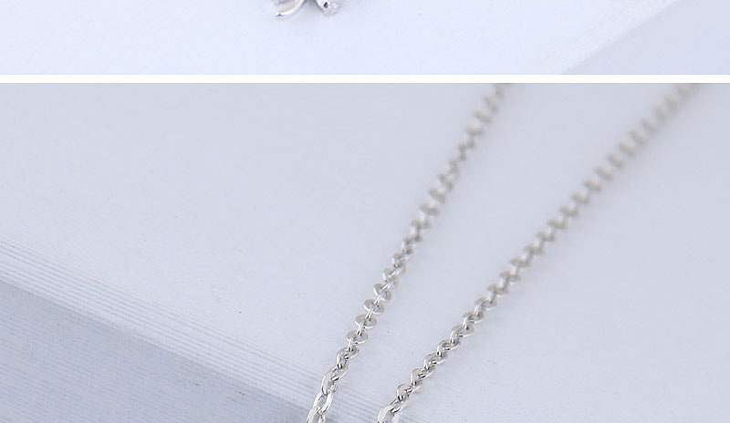 Elegant Silver Color Dragonfly Shape Decorated Necklace,Necklaces