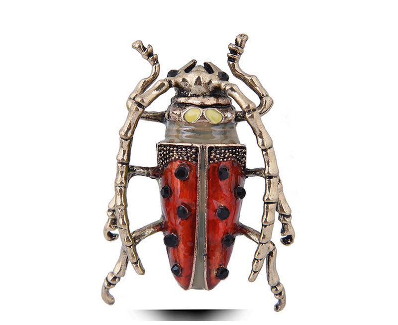 Fashion Red Insect Shape Design Simple Brooch,Korean Brooches