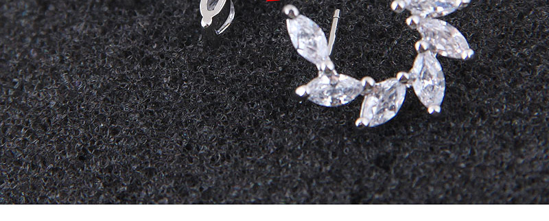 Fashion White Diamond Decorated Earrings,Stud Earrings