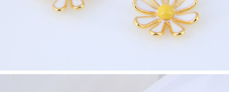 Fashion Gold Color Flower Shape Decorated Earrings,Stud Earrings