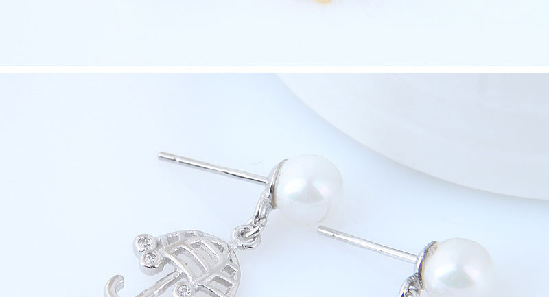 Fashion Silver Color Umbrella Shape Decorated Earrings,Stud Earrings