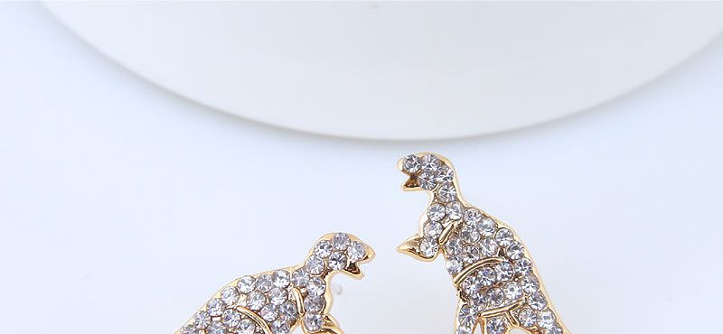 Sweet Gold Color Hippocampus Shape Design Simple Earrings,Stud Earrings
